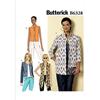 Butterick Pattern 6328, Giacca da Donna, Taglie 40-48, Lino, Multicolore, B5 (8-10-12-14-16)