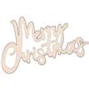 Scritta Merry Christmas media in legno