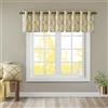 Madison Park Saratoga Fretwork - Mantovana con stampa a quadretti, 127 x 45,7 cm, colore: Beige/Oro
