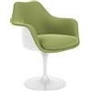KNOLL poltrona girevole completamente rivestita TULIP - 150AS2U-C-K10545