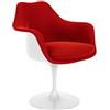 KNOLL poltrona girevole completamente rivestita TULIP - 150AS2U-C-K10549