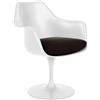KNOLL poltrona girevole con cuscino TULIP - 150AS2K-C-K105411