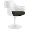 KNOLL poltrona girevole con cuscino TULIP - 150AS2K-C-K105412