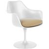 KNOLL poltrona girevole con cuscino TULIP - 150AS2K-C-K10542