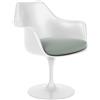 KNOLL poltrona girevole con cuscino TULIP - 150AS2K-C-K10543