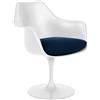 KNOLL poltrona girevole con cuscino TULIP - 150AS2K-C-K10544
