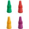 Lurch 211626 - Set di 4 tappi ermetici per bottiglie di spumante e vino, grape, limone, peppermenta, bacca selvatica, stretti