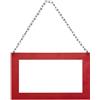 Aichberger langgutt rans Port scudo di 40 x 25 cm | rueckstrahlend | con 50 cm Acciaio Catena | 1 pezzi