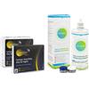 Lenjoy Monthly Day & Night (9 lenti) + Solunate Multi-Purpose 400 ml con portalenti