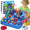 hahaland Giochi Bambini 3 anni Pista Macchinine - Set di Piste da Corsa Gioco di Avventura in Auto Macchinine per Bambini Regalo Bambino 2 3 4 5 Anni Maschio