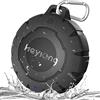 HEYSONG Bluetooth Shower Speaker, IP67 Waterproof Portable Speaker, Wireless Mini Speaker with Microphone, Lightweight, Supports Floating for Bathroom, Hot tub, Pool, Bike, Kayaking - Black
