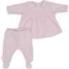 Fs - Baby TUTINA 2 PEZZI IN CINIGLIA ROSA