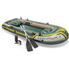 Intex 68351 Canotto Seahawk 4 Set Gonfiabile con Pompa e Remi 351x145x48 cm