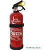 NAVPOWER ESTINTORE PORTATILE A POLVERE 1 KG AUTO BARCA CAMPER CASA GOMMONE NAUTICA OM.MED
