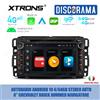 XTRONS AUTORADIO ANDROID 10 4/64GB STEREO AUTO 8" CHEVROLET BUICK HUMMER NAVIGATORE