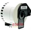 ROTOLO ETICHETTE NON ADESIVE A STRISCIA CONTINUA COMPATIBILE BROTHER DK-N55224 54 MM x 30,48 M PER QL 500 550 560 570 580N 650TD 700 710 720 1050 1060N SUPPORTO INCLUSO - NO-NAME