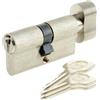 Yale 10-0253-3030-CK-2101 - Cilindro profilato, serie 250, lunghezza 30/30 mm, nichelato opaco