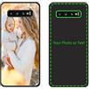 CXKJ Black Personalizzata Custodia per Samsung Galaxy S10 (6.10 Pollice),con la Tua Foto,Immagine o Scritta Cover,Silicone Case Antiurto Bumper,per Galaxy S10 Cover Personalizzata