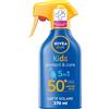 Nivea Sun Spray Solare Kids Protect & Care Fp50+ 270ml Crema Solare Per Bambini Waterproof Nivea Nivea