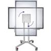 PeTa Flip Stand per Samsung Flip WM55H/R + WM65R e display fino a 50kg, nero
