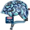 ABUS casco per bambini Smiley 3.0 LED - casco da bici con luce - vestibilità profonda e spazio per il codino - per bambine e bambini