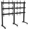 Hagor HA-VWT - carrello per videowall 3x3 - 46-55 |VESA max. 800x400 | portata 360 kg