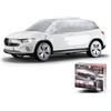 WALSER telo copriauto All Weather Light mezzo garage taglia L grigio chiaro, mezzo garage, antipolvere con protezione UV, attacco cintura rinforzato
