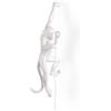 Seletti Monkey Lamp Hanging Left Hand White Seletti