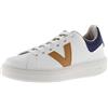 victoria 1263105-WOMEN Sneaker Milan Effetto Pelle & Contrasto a Collo Basso Donna Mostaza 36