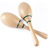 Musfunny Maracas Shakers Strumenti Musicali: Maracas in legno con manico - Percussioni Shaker Regalo di compleanno Ktv Party Dance Live Performance
