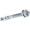 fischer 523133 FXA 10/10X86 mm Bullone passante, zincato