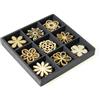 Knorr Prandell cArt-Us 10.5 x 10.5 cm Scatola di Legno con Fantasy Ornamenti, Naturale