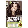 Garnier Nutrisse Creme Coloration Extra Tiramisu marrone 4.15, colorazione per capelli per permanente colore dei capelli (con 3 naehrenden Oli) - 1 pezzi
