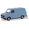 herpa- Ford Transit Box, Miniatura Blu Pastello per Il ritocco e la Raccolta, 094863