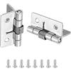 Xcyroiiy 6 cerniere a molla autoapribili in acciaio inox 304, cerniere a chiusura automatica per porte invisibili (2,5 cm)