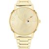 Tommy Hilfiger Orologio Analogico al Quarzo da Donna con Cinturino in Acciaio Inossidabile di Colore Dorato - 1782366