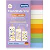 Smowo® 10 Piastre di Cera Pastello per Decorare, Decorare e Decorare Candele, Cera Decorativa per bricolage, Piastre di Cera (200 x 100 mm)