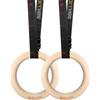 5BILLION FITNESS 5BILLION Anelli Ginnastica Legno - Fitness Anelli Palestra con Regolabili Lunghi Fibbie Cinghie - Allenamento per Palestra di Casa & Fitness - Grande per il Muscolo Up, Pull Up & Training Muscolare