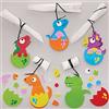 Baker Ross FC813 Kit Paracadute Dinosauro - Set di 6, Artigianato per Bambini