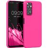 kwmobile Custodia Compatibile con Xiaomi Redmi Note 11 / Note 11S Cover - Back Case per Smartphone in Silicone TPU - Protezione Gommata - rosa shocking