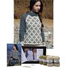 DesignEtte Knitting Kit, Verde/Bianco/XL/XL, Confezione da 15