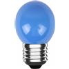 LedLedITALIA Lampadina Led E27 G45 a sfera 3W Azzurra LedLedITALIA