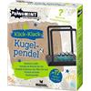 moses. PhänoMINT 30333, Pendolo a sfera Click-Clack, Giocattolo Educativo per Bambini, in Plastica e Acciaio, Gadget con Sfere di Metallo, Pendolo a Sfera, Nero, Medio