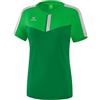 Erima Squad Function, T-Shirt Women's, Fern Green/Smeraldo/Silver Grey, 40