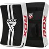 RDX Colpitori in MMA Curvo Scudo per Sciopero Boxe Maya Hide Arti Marziali Boxe Kick Pad Thai Pao Allenamento Target Pads per Karate, Kick Shield, Taekwondo (è Venduto Come Singolo Elemento)
