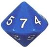 Koplow Dado d14 Numeri 1-7 ripetuti Blu - K18058