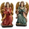 DRW Set di 2 angeli in stile classico 16 cm