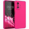 kwmobile Custodia Compatibile con Xiaomi 11T / 11T Pro Cover - Back Case per Smartphone in Silicone TPU - Protezione Gommata - rosa shocking