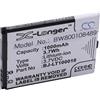 vhbw Li-Ion Batteria 1000mAh (3.7V) per cellulari e smartphone Panasonic KX-TU328EX, KX-TU328EXBE sostituisce BJ-LT100010.