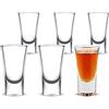 vodka per grappa 6 bicchierini di vetro trasparente etc. ideali per shot tequila 